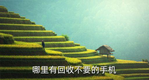 哪里有回收不要的手机
