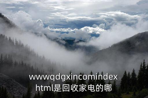 wwwqdgxincomindexhtml是回收家电的哪
