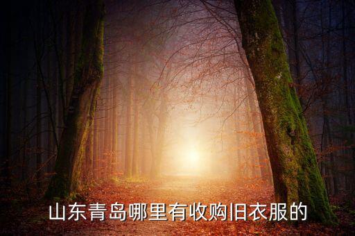 山东青岛哪里有收购旧衣服的
