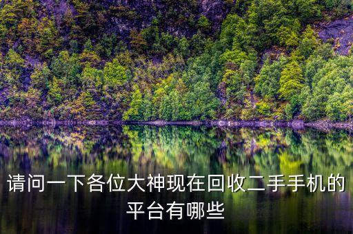 回收二手机器上门收货平台，二手手机回收网站有哪些