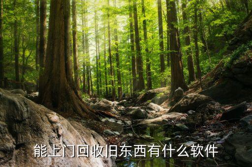 能上门回收旧东西有什么软件