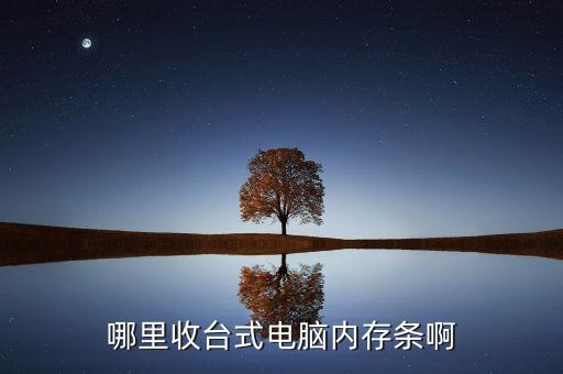哪里收台式电脑内存条啊