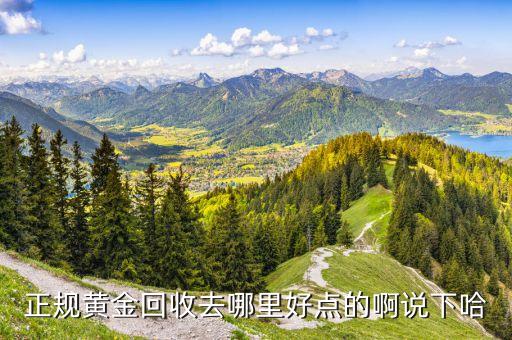 正规黄金回收去哪里好点的啊说下哈