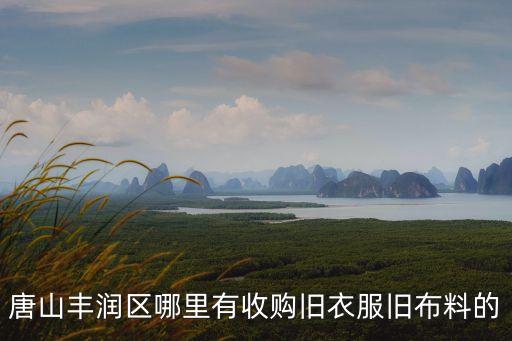 唐山丰润区哪里有收购旧衣服旧布料的