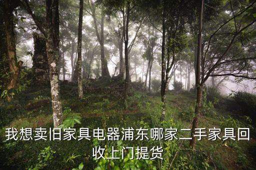我想卖旧家具电器浦东哪家二手家具回收上门提货