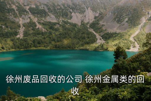 徐州废品回收的公司 徐州金属类的回收