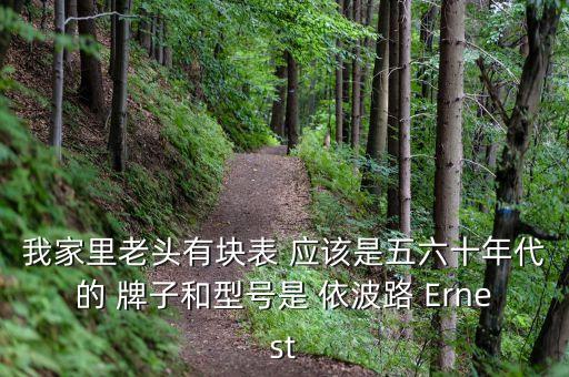 我家里老头有块表 应该是五六十年代的 牌子和型号是 依波路 Ernest