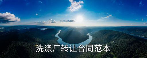 工厂转让书怎么写啊，洗涤厂转让合同范本