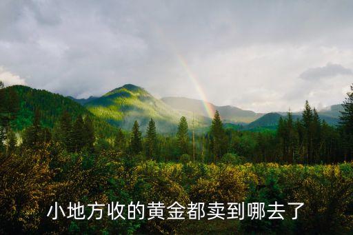 小地方收的黄金都卖到哪去了