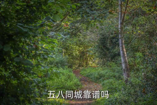 五八同城靠谱吗