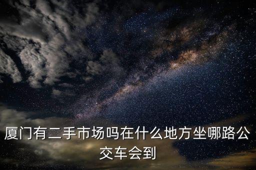 厦门有二手市场吗在什么地方坐哪路公交车会到