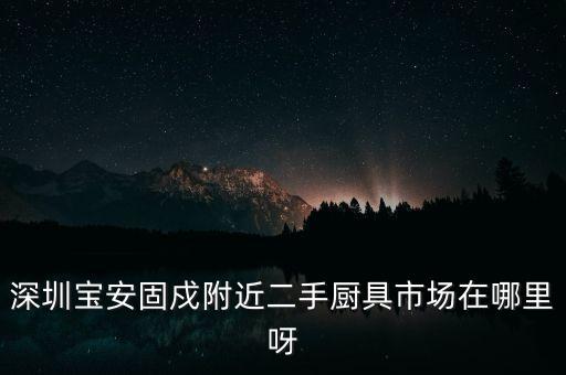 深圳宝安固戍附近二手厨具市场在哪里呀