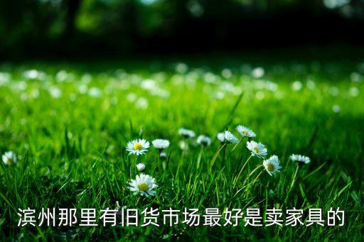 滨州那里有旧货市场最好是卖家具的
