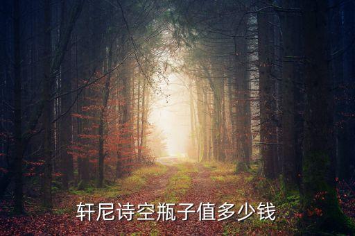轩尼诗空瓶子值多少钱
