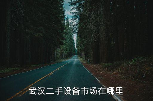 武汉二手设备市场在哪里