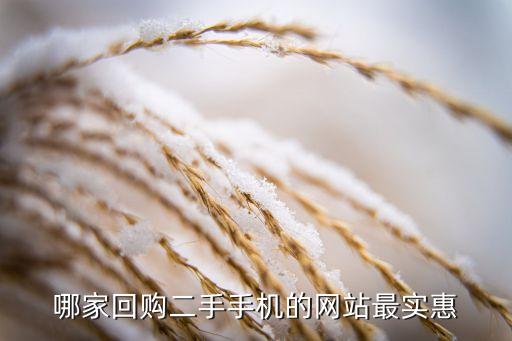 哪家回购二手手机的网站最实惠