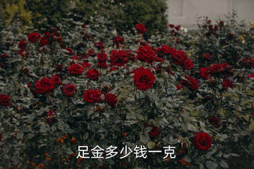足金的市场价格是多少，足金多少钱一克