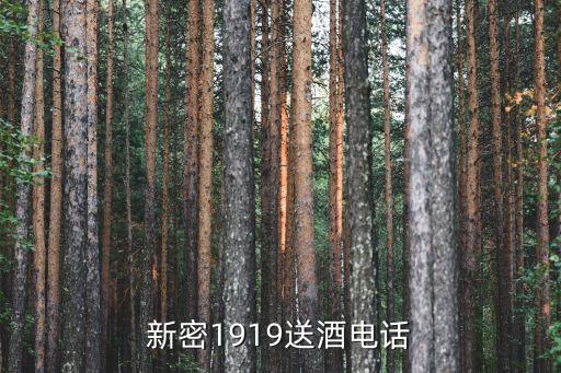新密1919送酒电话