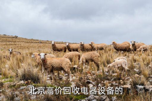 北京高价回收电器设备的