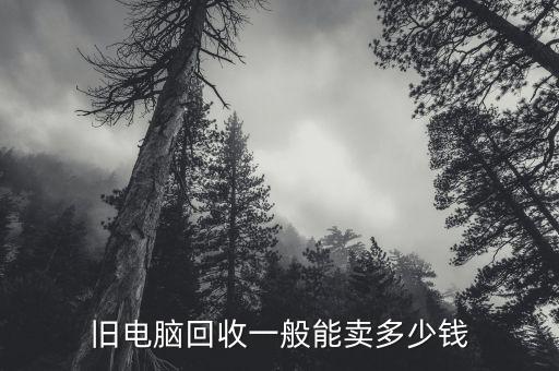 旧电脑回收一般能卖多少钱