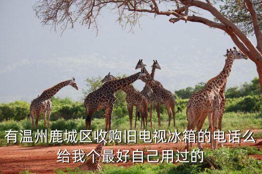 二手冰柜回收电话，哪里有回收旧电器电话