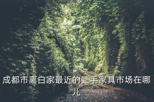 成都市离白家最近的二手家具市场在哪儿