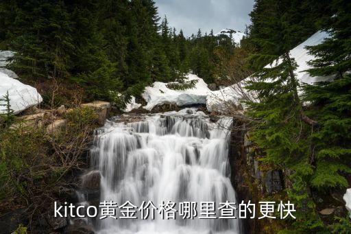kitco黄金价格哪里查的更快