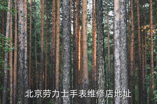 北京劳力士手表维修店地址