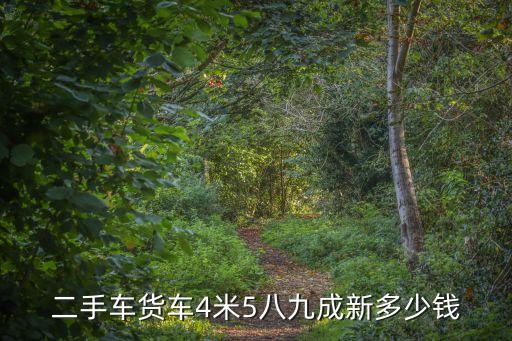 二手车货车4米5八九成新多少钱