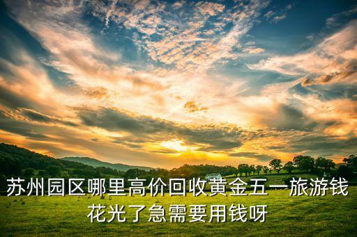 苏州园区哪里高价回收黄金五一旅游钱花光了急需要用钱呀