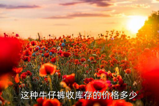 这种牛仔裤收库存的价格多少