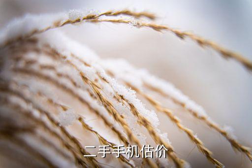 二手手机估价