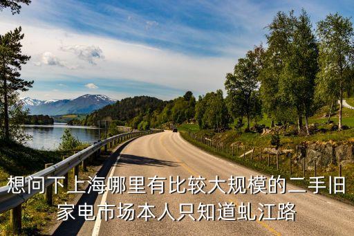 想问下上海哪里有比较大规模的二手旧家电市场本人只知道虬江路