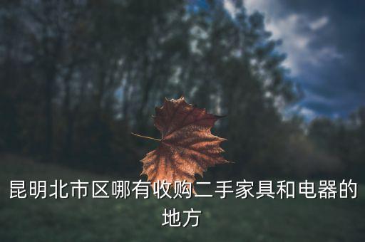 昆明北市区哪有收购二手家具和电器的地方