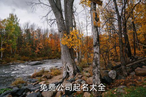 免费公司起名大全