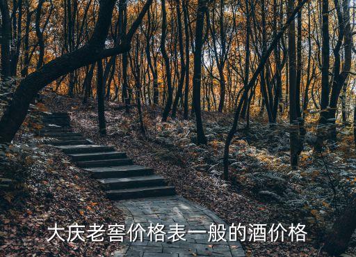 大庆老窖价格表一般的酒价格