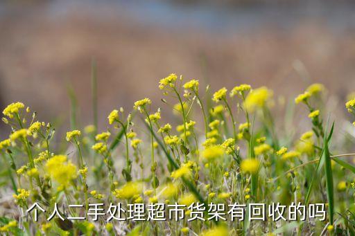 个人二手处理超市货架有回收的吗
