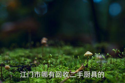 江门市哪有回收二手厨具的