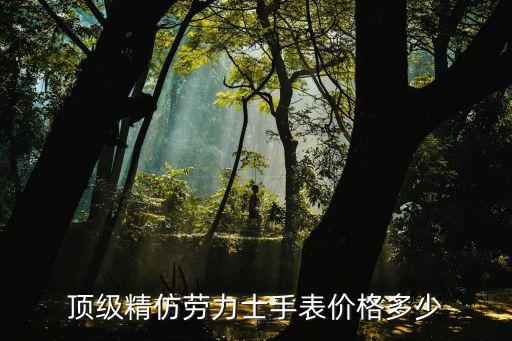 顶级精仿劳力士手表价格多少