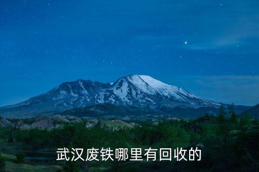 武汉废铁哪里有回收的