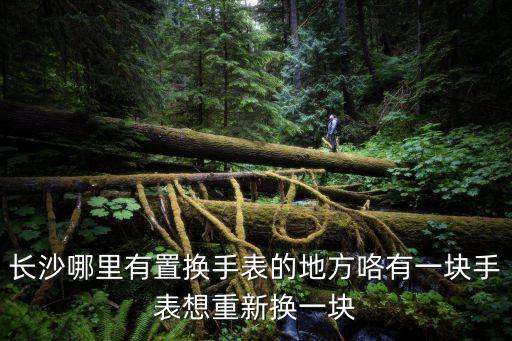 长沙哪里有置换手表的地方咯有一块手表想重新换一块