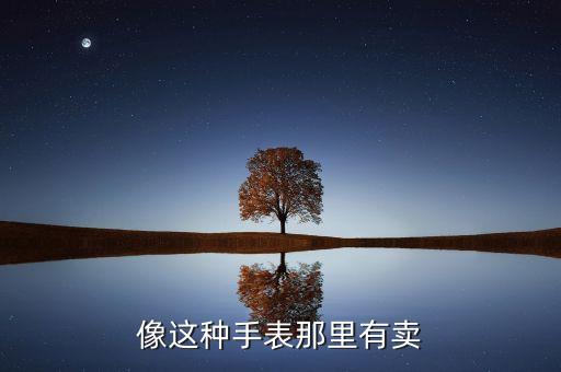 像这种手表那里有卖