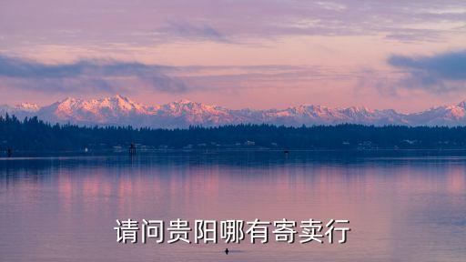 请问贵阳哪有寄卖行