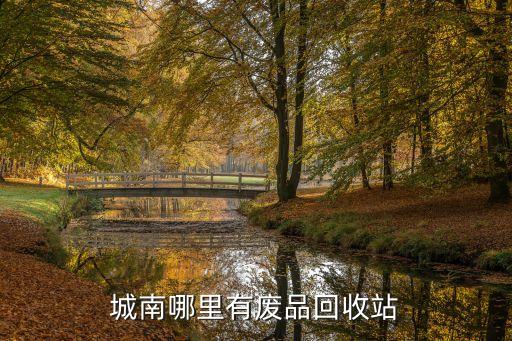 城南哪里有废品回收站