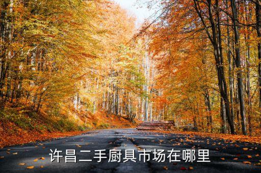 许昌二手厨具市场在哪里