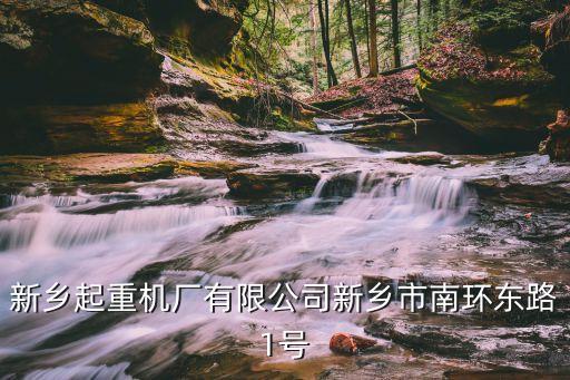 新乡起重机厂有限公司新乡市南环东路1号