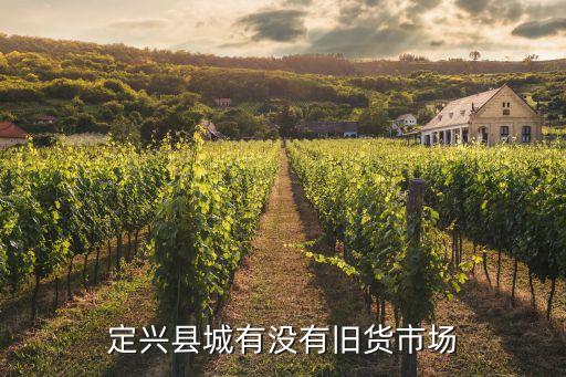 定兴县城有没有旧货市场