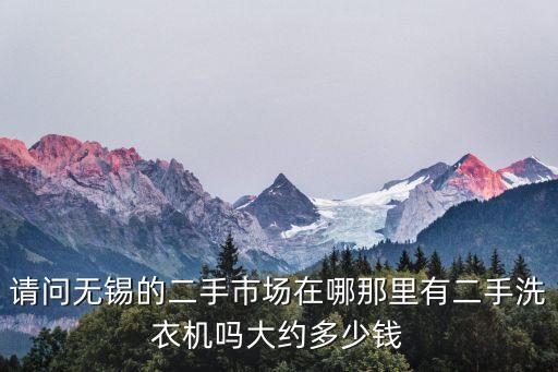 请问无锡的二手市场在哪那里有二手洗衣机吗大约多少钱