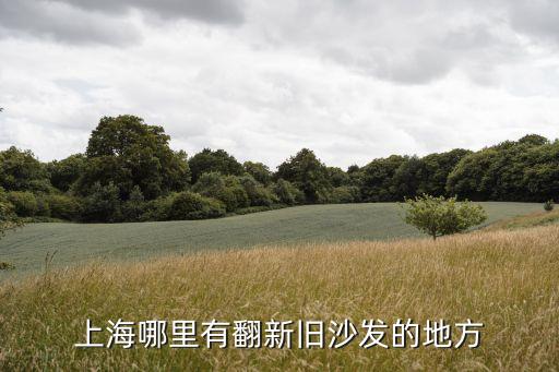 上海哪里有翻新旧沙发的地方
