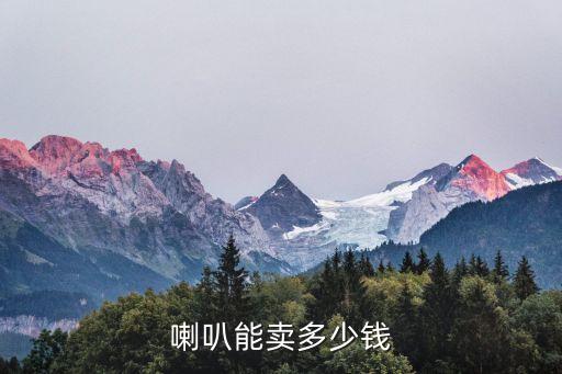 喇叭能卖多少钱